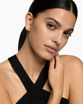 Micro Chatelaine® Stud Earrings in 18K Yellow Gold with Pink Tourmaline, 4.8mm